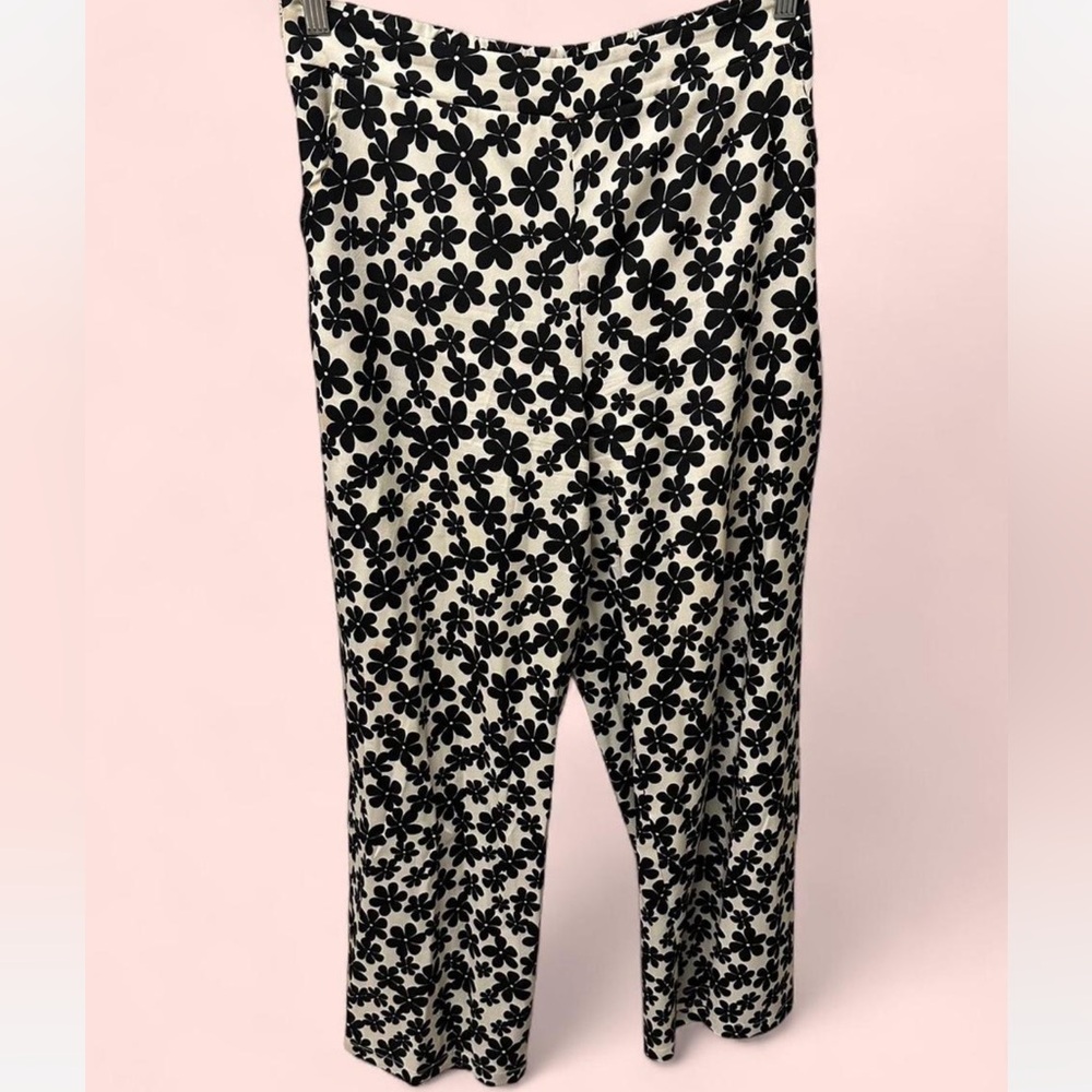 Nasty Gal Tailored Floral Wide Leg Pants